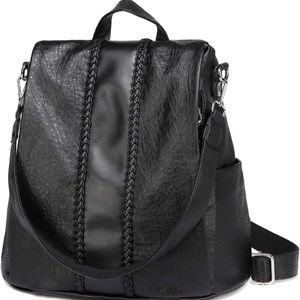 NWOT VASCHY Women backpack black